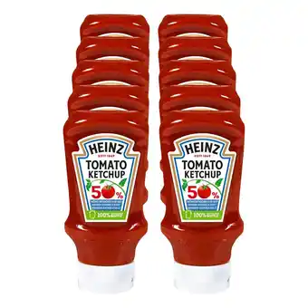 Netto Marken-Discount Heinz tomato ketchup 50% weniger zucker & salz 500 ml, 10er pack Angebot