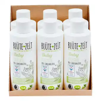 Netto Marken-Discount Blüte-zeit baby pflegeöl bio-lindenblüte 200 ml, 6er pack Angebot