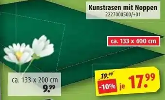 ROLLER Kunstrasen mit Noppen Angebot