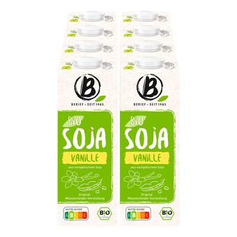 Netto Marken-Discount Berief bio soja drink vanille 1 liter, 8er pack Angebot