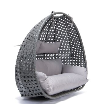 Netto Marken-Discount Home deluxe polyrattan hängesessel-korb twin | versch. farben Angebot