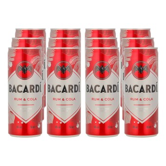 Netto Marken-Discount Bacardi rum cola mixgetränk 10,0 % vol 0,25 liter, 12er pack Angebot