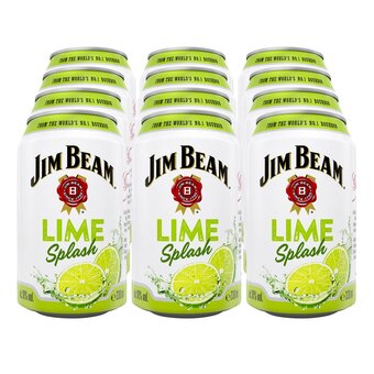 Netto Marken-Discount Jim beam lime splash mixgetränk 10,0 % vol 0,33 liter, 12er pack Angebot