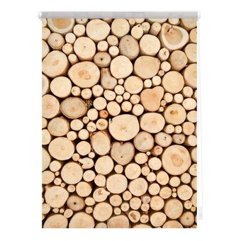 Netto Marken-Discount Lichtblick rollo klemmfix, ohne bohren, blickdicht, holzstapel - braun Angebot