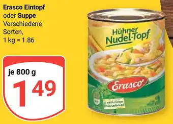 Globus Erasco Eintopf oder Suppe 800 g Angebot