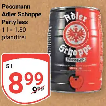 Globus Possmann Adler Schoppe Partyfass 5 L Angebot