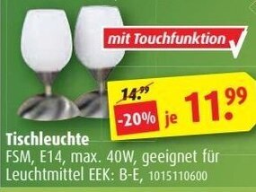 ROLLER Tischleuchte Angebot