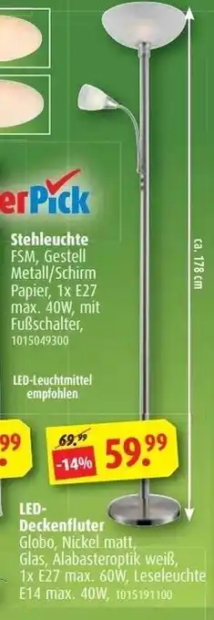 ROLLER LED Deckenfluter Angebot