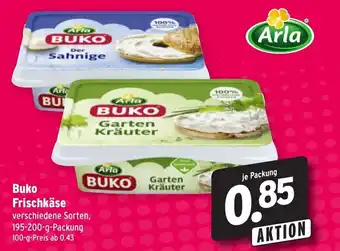 Wasgau Arla Buko Frischkäse 195-200g Angebot