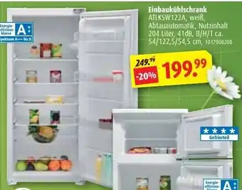 ROLLER Einbaukühlschrank Angebot