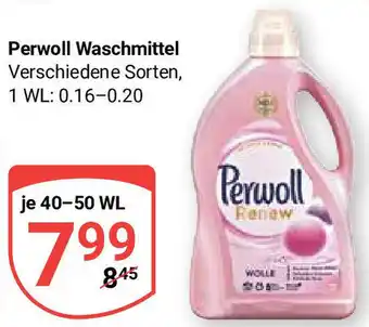 Globus Perwoll Waschmittel 40-50 WL Angebot