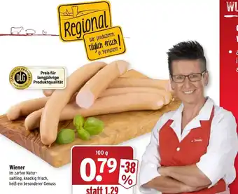 Wasgau Wiener 100g Angebot