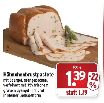 Wasgau Hähnchenbrustpastete 100g Angebot