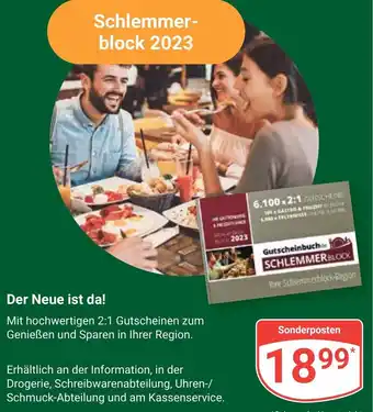 Globus Schlemmerblock 2023 Angebot