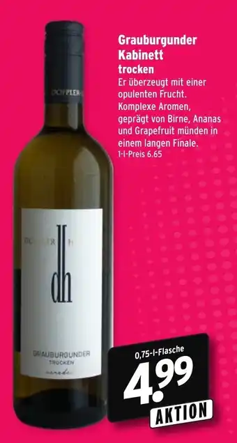 Wasgau Grauburgunder Kabinett trocken 0,75L Angebot