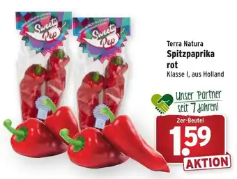 Wasgau Terra Natura Spitzpaprika rot 2er Beutel Angebot