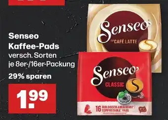 Handelshof Senseo Kaffee Pads 8er/16er Packung Angebot