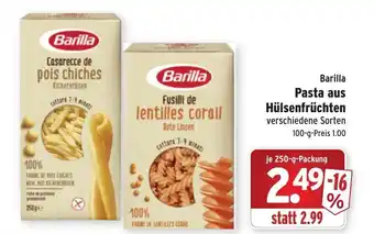 Wasgau Barilla Pasta aus Hülsenfrüchten 250g Angebot