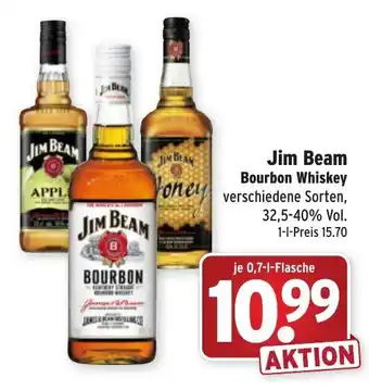 Wasgau Jim Beam Bourbon Whiskey 0,7L Angebot