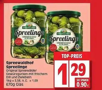 Edeka Spreewaldhof spreelinge Angebot