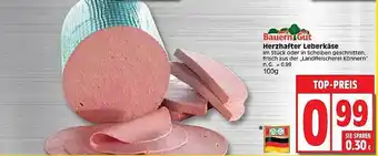 Edeka Bauerngut herzhafter leberkäse Angebot