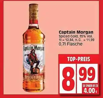 Elli Markt Captain morgan spiced gold Angebot