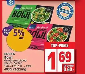 Elli Markt Edeka bowl Angebot