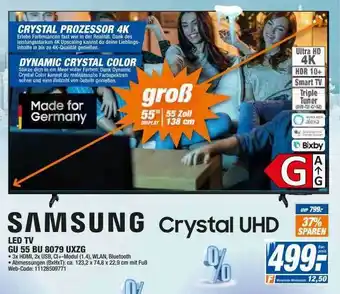 HEM Expert Samsung led tv gu 55 bu 8079 uxzg Angebot