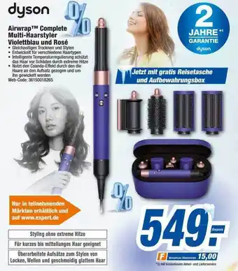 HEM Expert Dyson airwrap complete multi-haarstyler violettblau und rosé Angebot