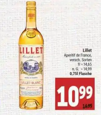 Marktkauf Lillet aperitif de france Angebot