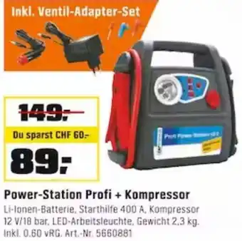 OBI Power Station Profi+Kompressor Angebot