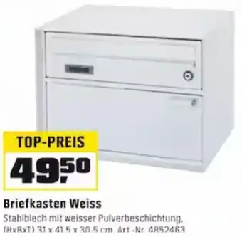 OBI Briefkasten Weiss Angebot