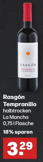 Handelshof Rasgón Tempranillo 0,75 L Flasche Angebot