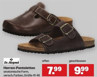 Handelshof Dr. Jürgens Herren Pantoletten Angebot