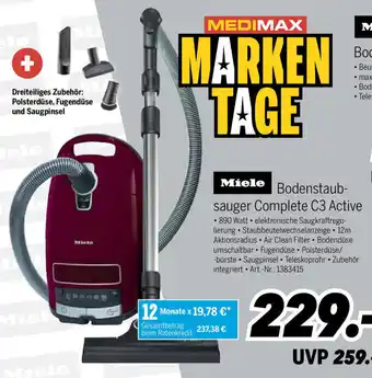 MEDIMAX Miele Bodensauger Complete C3 Silence Angebot