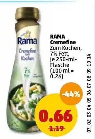 PENNY Rama Cremefine Angebot