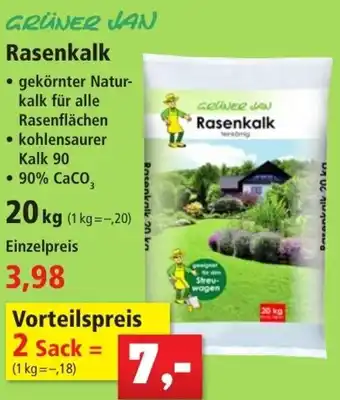 Thomas Philipps Grüner Jan Rasenkalk 20 kg Angebot