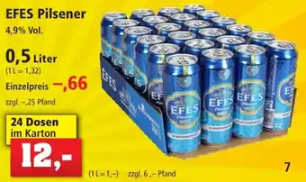 Thomas Philipps EFES Pilsener 0,5 Liter Angebot