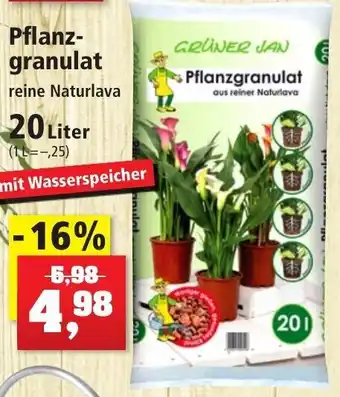 Thomas Philipps Grüner Jan Pflanzgranulat 20 Liter Angebot