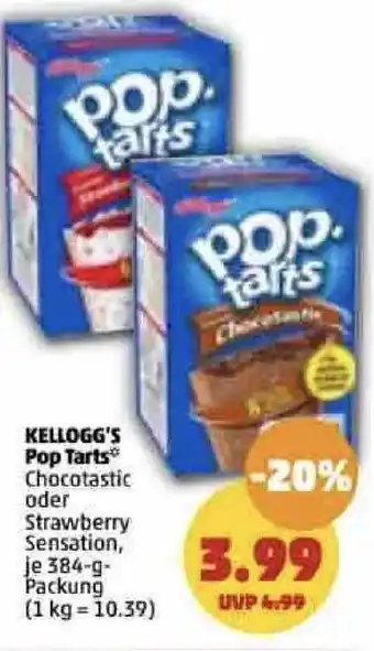 PENNY Kellogg's Pop Tarts 384 g Packung Angebot