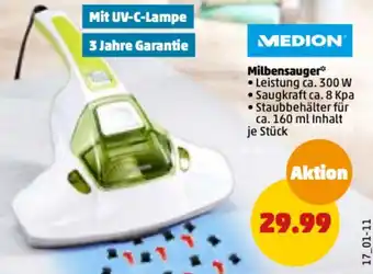 PENNY Medion Milbensauger Angebot