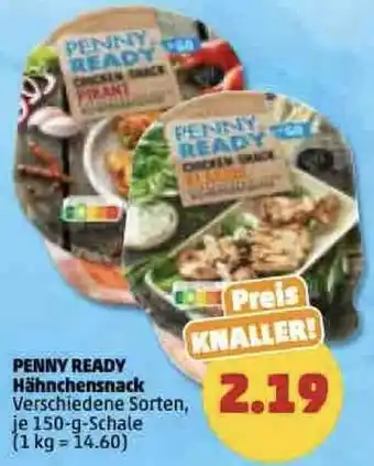 PENNY Penny Ready Hähnchensnack 150 g Schale Angebot