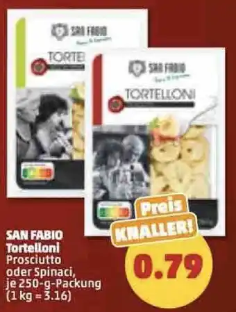 PENNY San Fabio Tortelloni 250 g Packung Angebot