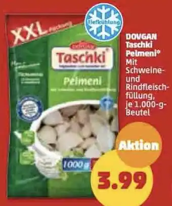 PENNY Dovgan Taschki Pelmeni 1000 g Beutel Angebot