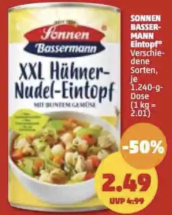 PENNY Sonnen Bassermann Eintopf 1240 g Dose Angebot