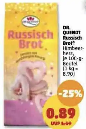 PENNY Dr. Quendt Russisch Brot 100 g Beutel Angebot