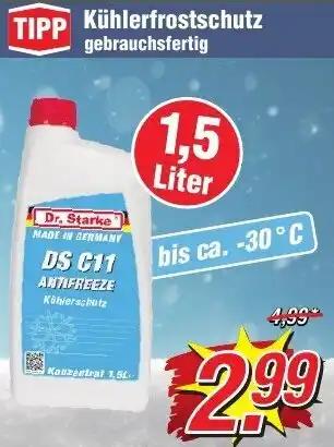 Wiglo Wunderland Dr. Starke Kühlerfrostschutz gebrauchsfertig 1,5 Liter Angebot
