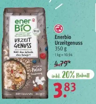 Rossmann Enerbio Urzeitgenuss 350 g Angebot