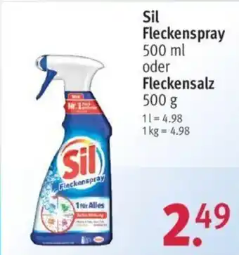 Rossmann Sil Fleckenspray 500 ml oder Fleckensalz 500 g Angebot