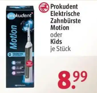 Rossmann Prokudent Elektrische Zahnbürste Motion oder Kids Angebot